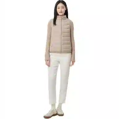 坦博尔 纯色立领羽绒马甲 女款