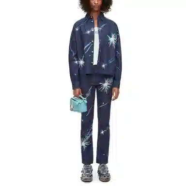 LOEWE x Howl's Moving Castle SS23 Denim Shirt Navy