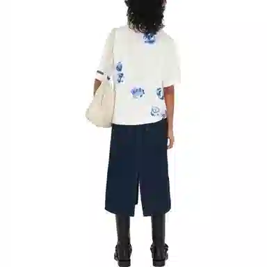 Burberry Rose Cotton T-shirt T