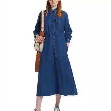 WEEKEND MaxMara Denim Shirt Dress
