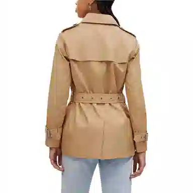 COACH Signature Lapel Short Trench