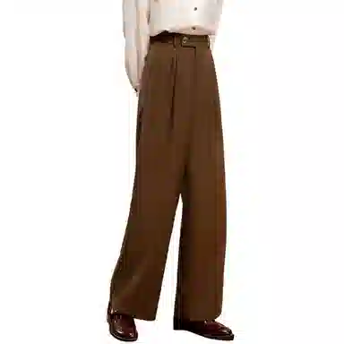 恒源祥 简约高腰阔腿休闲裤 女款
