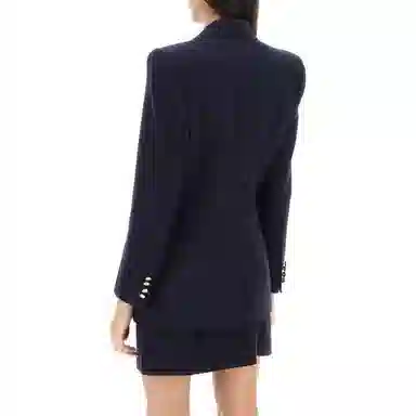 Alexander McQueen breasted Jacket in Navy