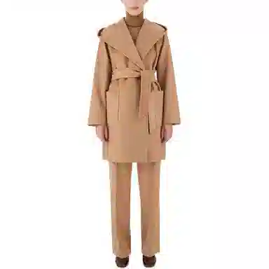 MaxMara Rialto Camel Colour Robe Coat