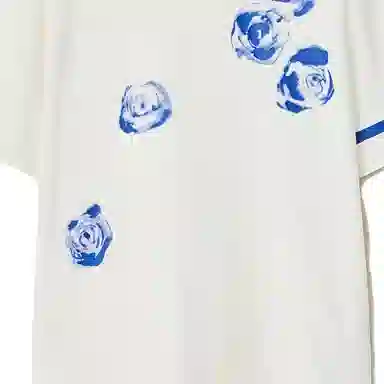 Burberry Rose Cotton T-shirt T