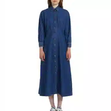 WEEKEND MaxMara Denim Shirt Dress