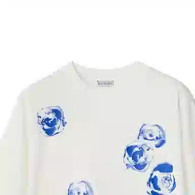 Burberry Rose Cotton T-shirt T