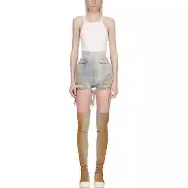 Rick Owens DRKSHDW SS24 Denim Shorts