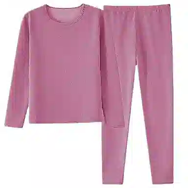 雅鹿 圆领舒适亲肤弹力保暖套装 女款