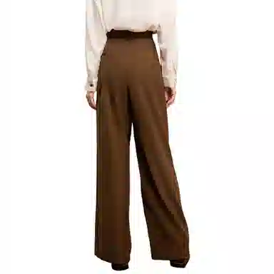 恒源祥 简约高腰阔腿休闲裤 女款