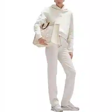 Fendi SS23 Logo Hoodie White