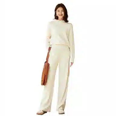 恒源祥 休闲套头外穿气质连帽毛衣 女款