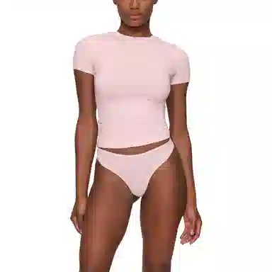 SKIMS NEW VINTAGE T-SHIRT T CHERRY BLOSSOM