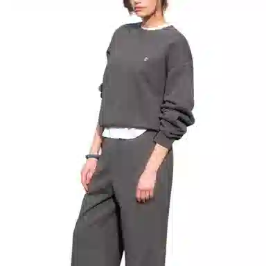 LOW CLASSIC Lc SOFT SWEATSHIRT CHARCOAL