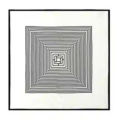 丝界 时尚百搭条纹真丝披肩领巾 丝巾 女款