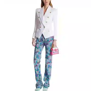 Balmain SS24 White Blazer
