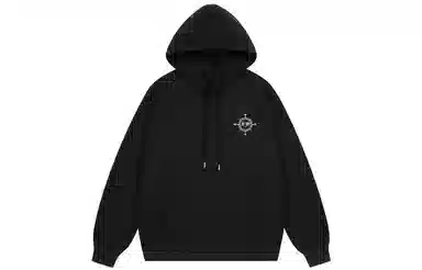 SWAMP AREA Compass Print Hoodie