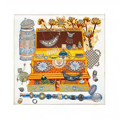 丝界 高级时尚素绉缎真丝百搭 桑蚕丝 丝巾 女款