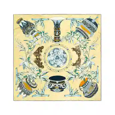 丝界 高级时尚素绉缎真丝百搭 桑蚕丝 丝巾 女款