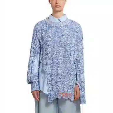 MARNI Moulin Jumper With Nibbled Edges