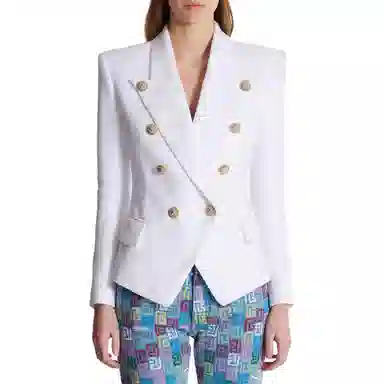 Balmain SS24 White Blazer