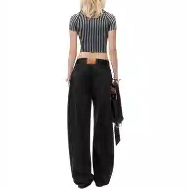 Alexander Wang FW24 Ribbed Knit Polo