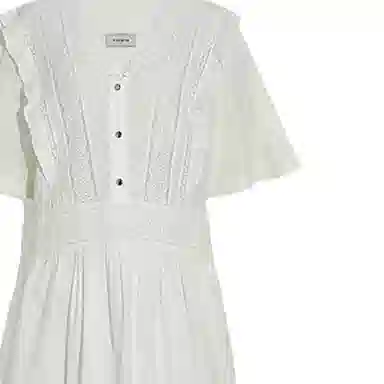 COACH V-Neck Button Dress