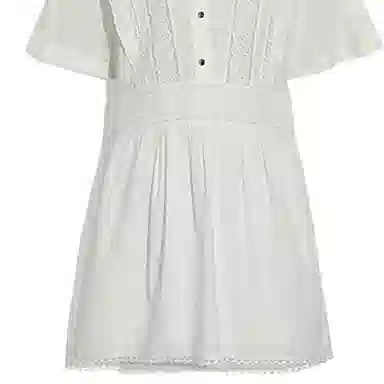 COACH V-Neck Button Dress