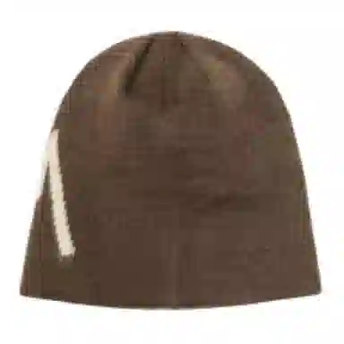 Stussy Solid Logo Acrylic Beanie Brown