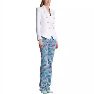 Balmain SS24 White Blazer