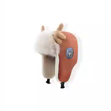 木林森 冬季加厚户外骑车防风护耳 毛绒皮质 雷锋帽 男女同款情侣款