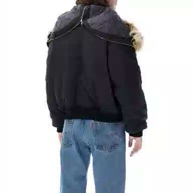 KENZO BOKE Tiger Logo Parka Black