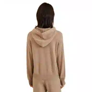 恒源祥 休闲套头外穿气质连帽毛衣 女款