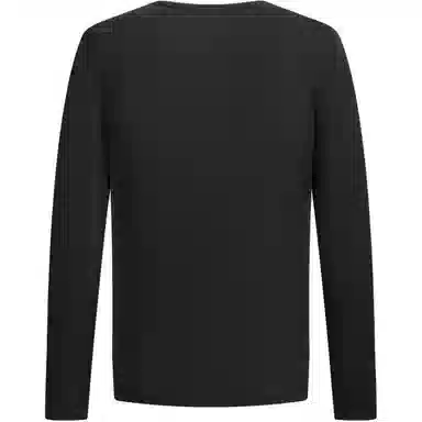Emporio Armani EA7 Black Crewneck Long Sleeve
