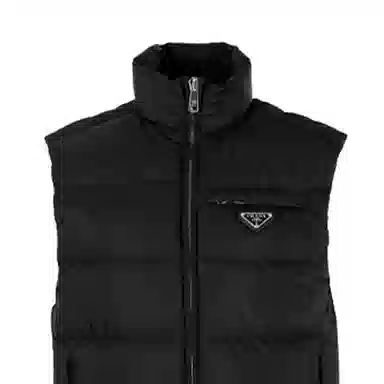 Prada FW21 Puffer Vest Black