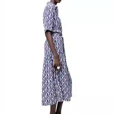 ZARA ZW Series Blue Dress