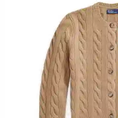 Polo Ralph Lauren Cable-Knit Wool-Cashmere Cardigan