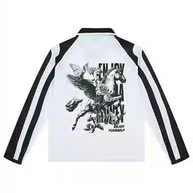MEDM FW24 Pegasus Print Football Jersey