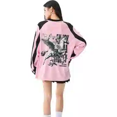 MEDM FW24 Pegasus Print Football Jersey