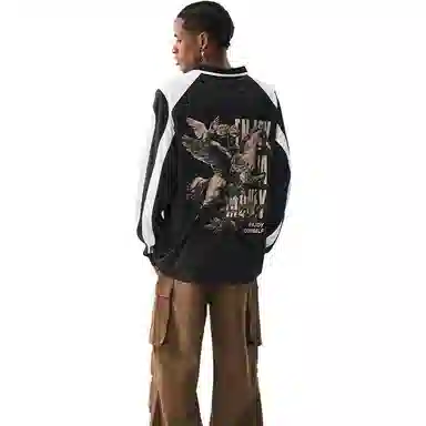 MEDM FW24 Pegasus Print Football Jersey