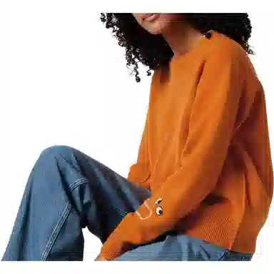 UNIQLO x Anya Hindmarch FW23 Sweater Orange