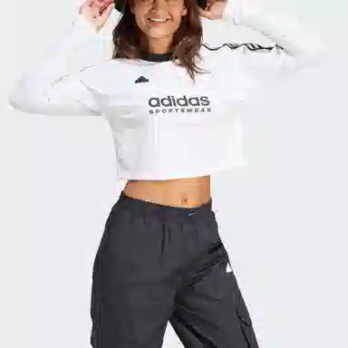 adidas Tiro 3-Stripes Long Sleeve Tee Logo T