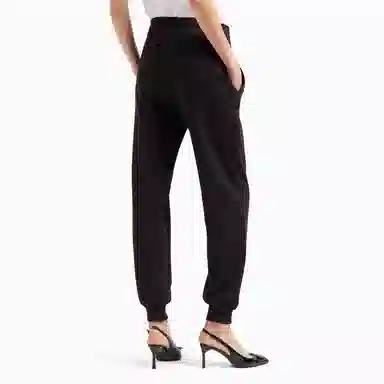 Armani Exchange SS24 Black Joggers