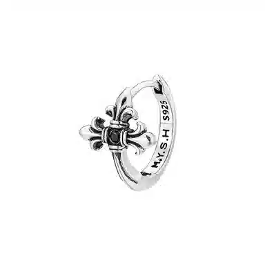 MYSH Cross Fleur-de-lis Earrings