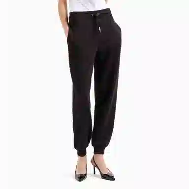 Armani Exchange SS24 Black Joggers