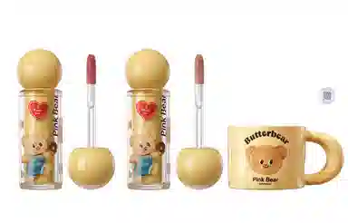 pinkbear Lip Gloss Mirror Easy Color