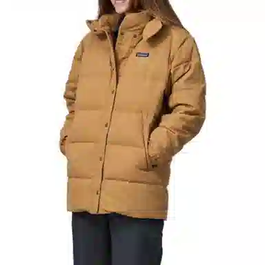 patagonia Cotton Down Parka Logo