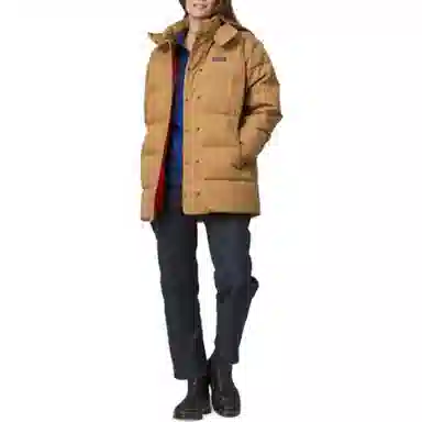 patagonia Cotton Down Parka Logo