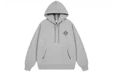 SWAMP AREA Compass Print Hoodie