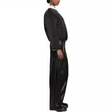 Maje SS23 Reversible Padded V-Neck Jacket White